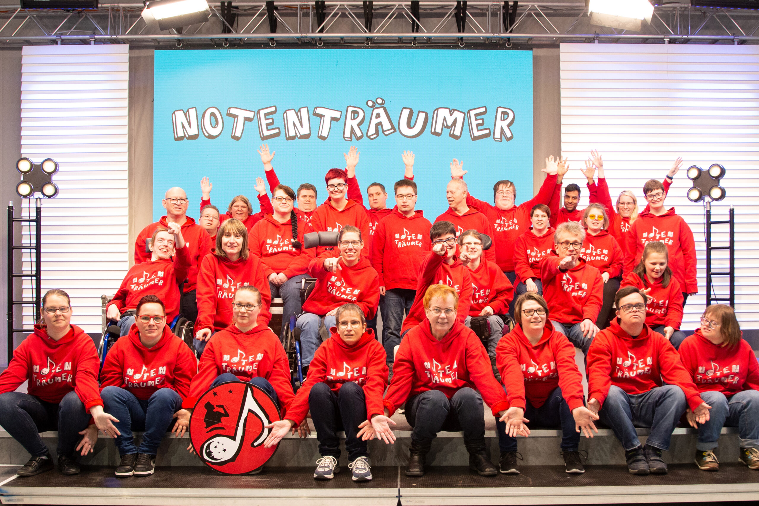 Ein Bild des Chores "Notenträumer" der Lebenshilfe Hildesheim